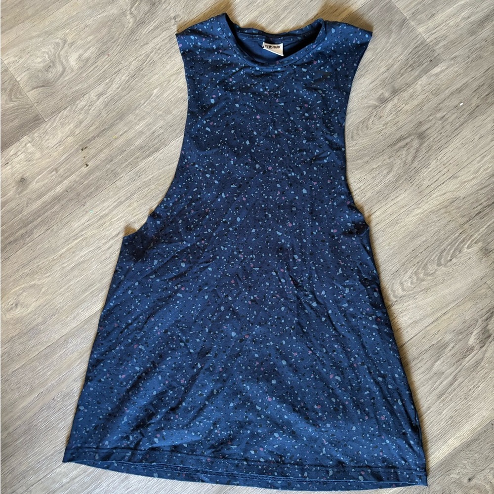 Gymshark Navy STUDIO TANK Men’s Size L